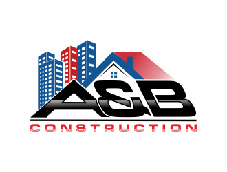 A & B Construction logo design by Mahrein