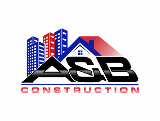 A & B Construction logo design by Mahrein