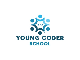 Young Coder School logo design by heba
