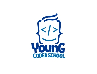 Young Coder School logo design by yans