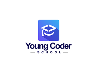 Young Coder School logo design by enzidesign