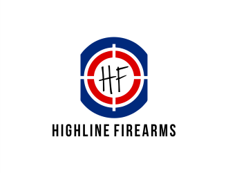 HighLine Firearms logo design by Gwerth
