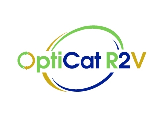 OptiCat R2V logo design by shravya