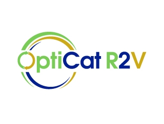 OptiCat R2V logo design by shravya