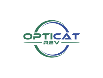 OptiCat R2V logo design by johana