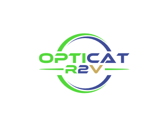 OptiCat R2V logo design by johana