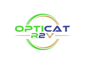 OptiCat R2V logo design by johana