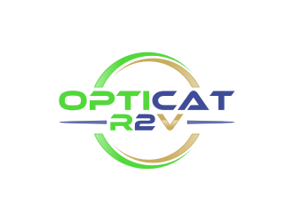 OptiCat R2V logo design by johana
