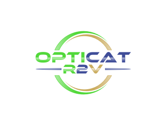 OptiCat R2V logo design by johana