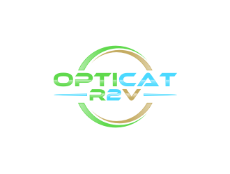 OptiCat R2V logo design by johana
