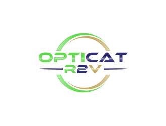 OptiCat R2V logo design by johana