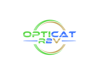 OptiCat R2V logo design by johana