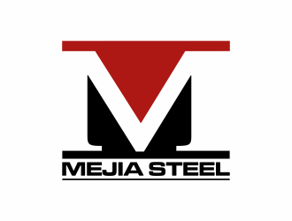 The Mejia Steel Company logo design by Mahrein