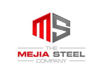 The Mejia Steel Company logo design by MerasiDesigns