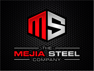 The Mejia Steel Company logo design by MerasiDesigns