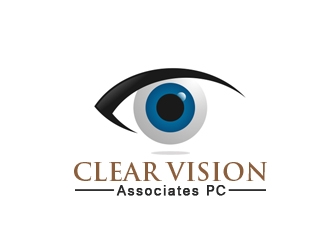 Clear Vision Associates PC logo design by nikkl
