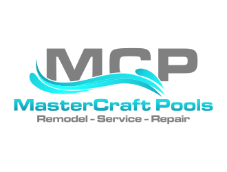 MasterCraft Pools logo design by Garmos