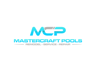 MasterCraft Pools logo design by ammad