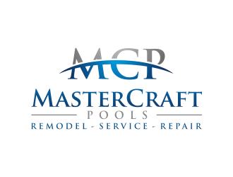MasterCraft Pools logo design by ammad