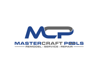 MasterCraft Pools logo design by johana