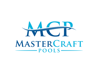 MasterCraft Pools logo design by alby