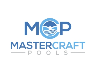 MasterCraft Pools logo design by rokenrol