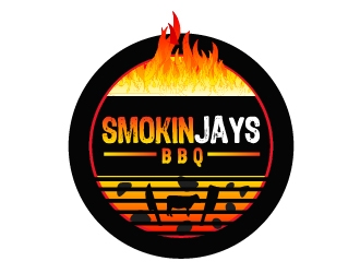 Smokin Jays BBQ logo design by shravya