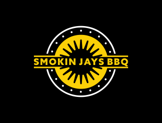 Smokin Jays BBQ logo design by BlessedArt
