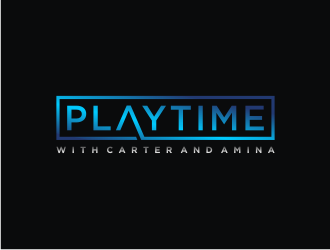 Playtime with Carter and Amina logo design by bricton