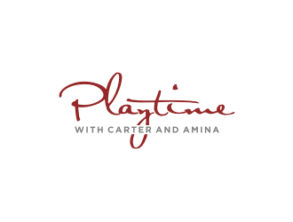 Playtime with Carter and Amina logo design by bricton
