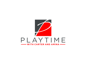 Playtime with Carter and Amina logo design by bricton