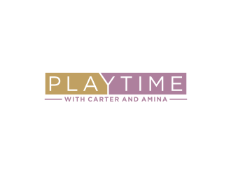Playtime with Carter and Amina logo design by bricton
