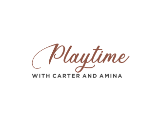 Playtime with Carter and Amina logo design by bricton