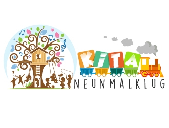 KITA neunmalklug logo design by Suvendu