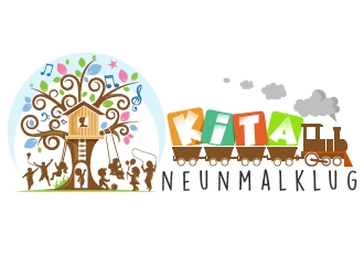 KITA neunmalklug logo design by Suvendu