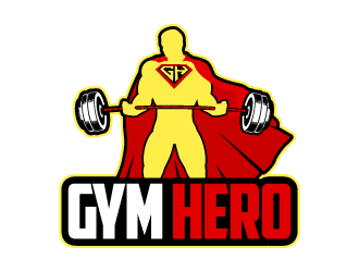 Gym Hero logo design by lestatic22