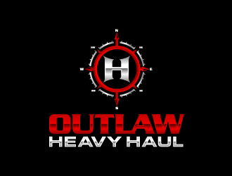 Outlaw Heavy Haul logo design by lestatic22