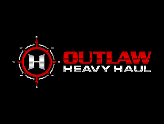 Outlaw Heavy Haul logo design by lestatic22