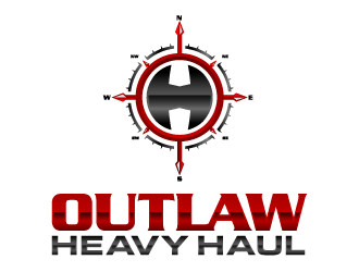 Outlaw Heavy Haul logo design by lestatic22