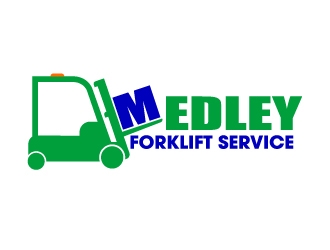Medley Forklift Service logo design by 35mm