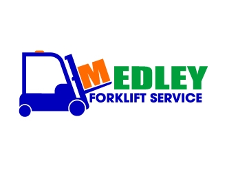 Medley Forklift Service logo design by 35mm