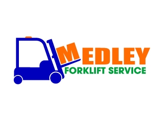 Medley Forklift Service logo design by 35mm