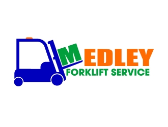Medley Forklift Service logo design by 35mm