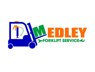 Medley Forklift Service logo design by 35mm
