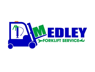 Medley Forklift Service logo design by 35mm
