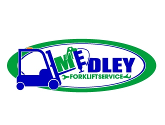 Medley Forklift Service logo design by 35mm