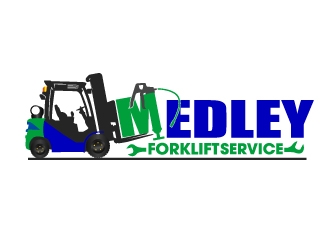 Medley Forklift Service logo design by 35mm