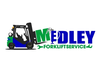 Medley Forklift Service logo design by 35mm