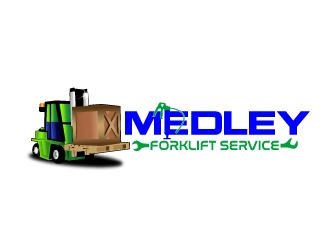 Medley Forklift Service logo design by 35mm