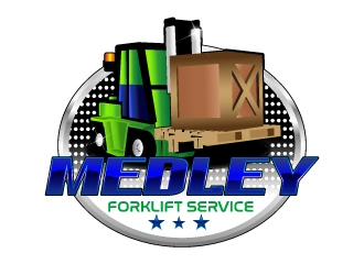 Medley Forklift Service logo design by 35mm